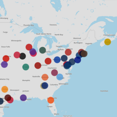 Map of locations of CIRTL Network institutions listed at: http://www-cirtl-net-s.njmu.s5.bt8.net/universities